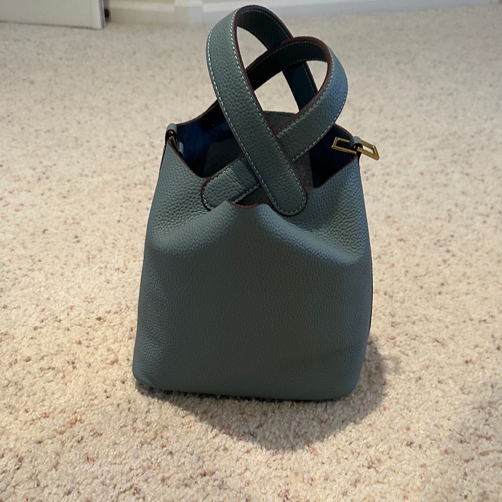 Baby blue Bucket Handbag
